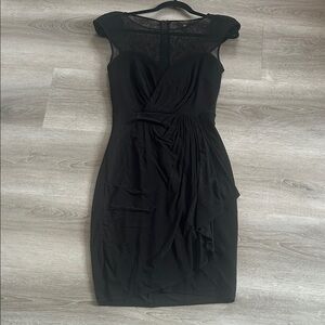 Ted Baker Black Dress with Lace detail, size 2